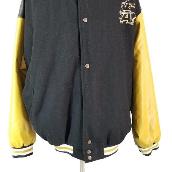 Steve & Barry's Army Black Knights varsity jacket men's 3XL XXXL black flawed - Picture 3 of 15